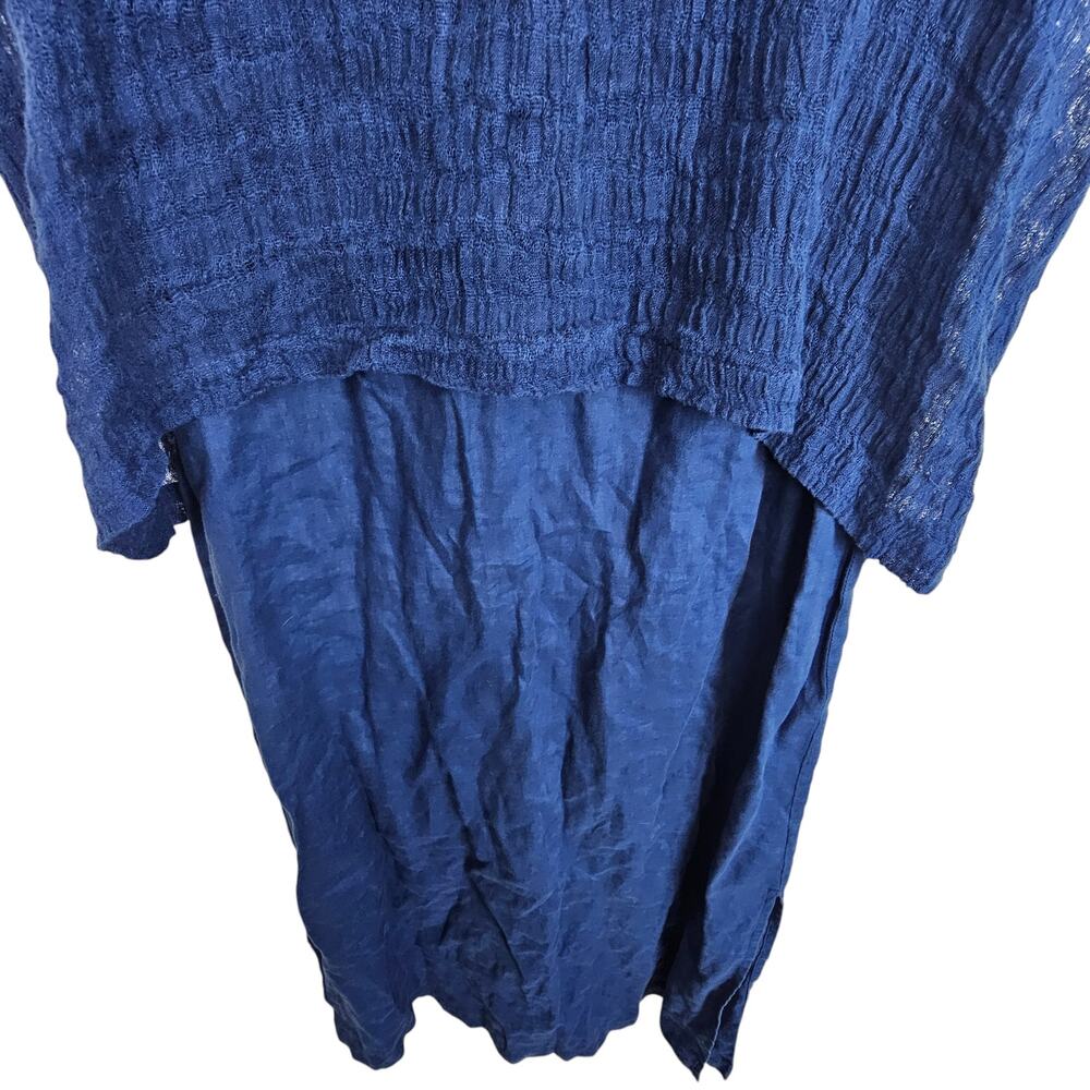 Pure Jill Dress Midi Dress Linen Dress Layered Dress Sleeveless Dress LP Blue - Picture 3 of 8